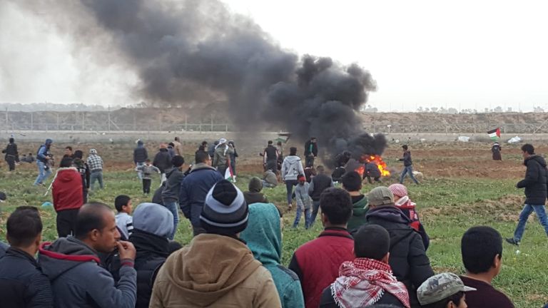 الجمعة الـ47 لمسيرة العودة شرق غزة