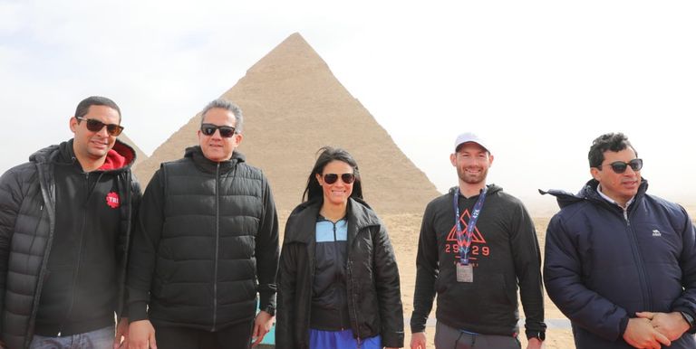 4 آلاف مشارك بماراثون الأهرامات لتنشيط السياحة المصرية