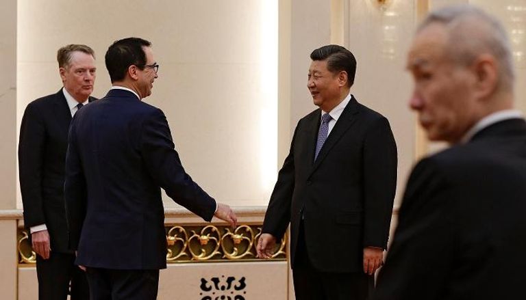 حديث بين وزير الخزانة الأمريكي والرئيس الصيني - رويترز 
