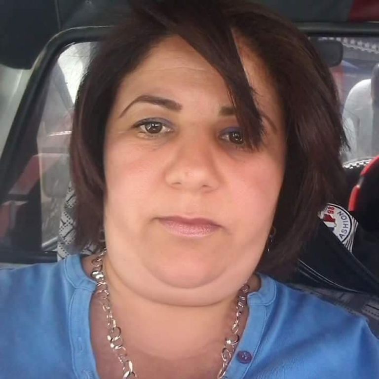 المدونة والناشطة السياسية التونسية فضيلة بلحاج احتجاجات في تونس للتنديد بممارسات الإخوان- أرشيفية