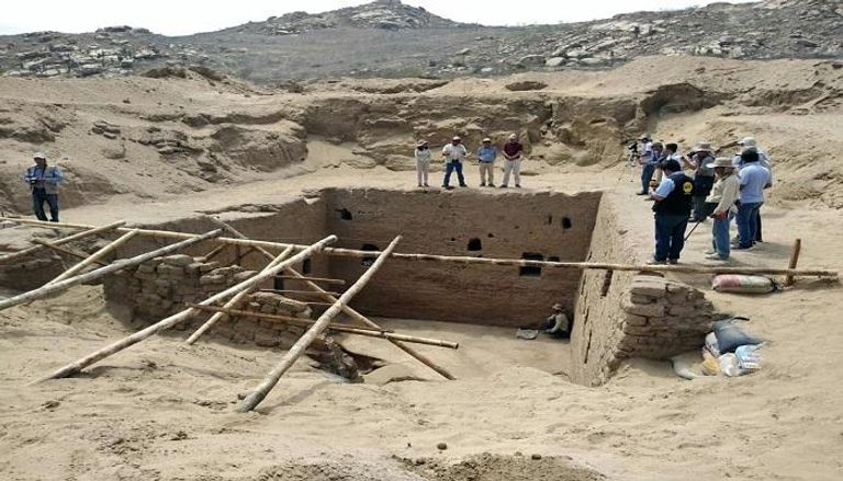 اكتشاف غرفة جنائزية في بيرو تعود لحضارة الإنكا 