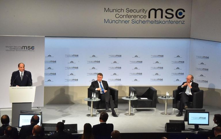 كلمة السيسي أمام مؤتمر ميونيخ للأمن