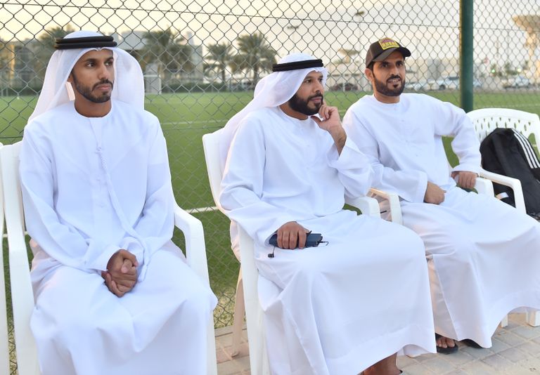 مروان بن غليطة في معسكر منتخب الإمارات للكرة الشاطئية