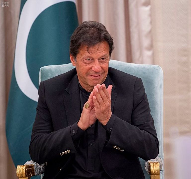 الأمير محمد بن سلمان ولي العهد السعودي وعمران خان رئيس وزراء باكستان