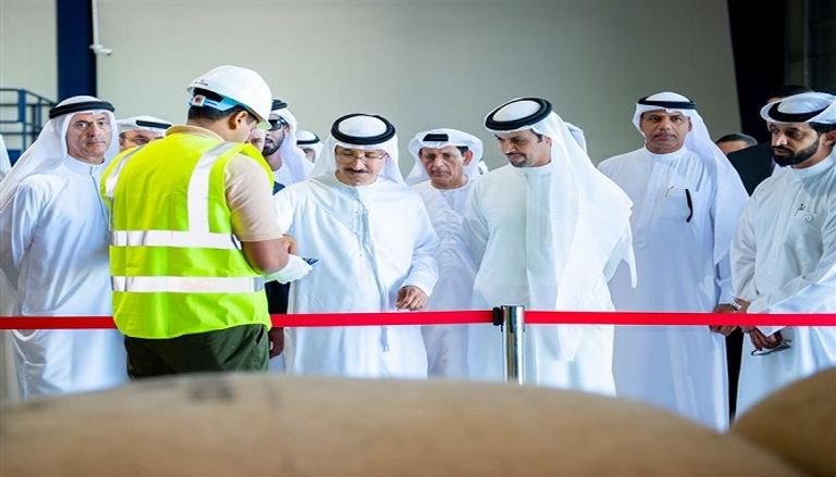 جانب من افتتاح مركز القهوة بدبي