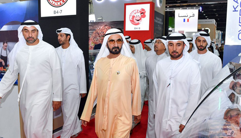 محمد بن راشد يزور معرض جلفود 2019