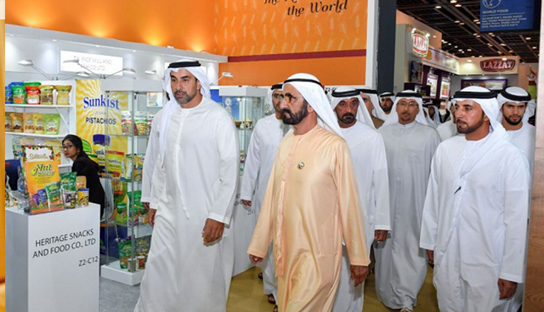 محمد بن راشد يزور معرض جلفود 2019