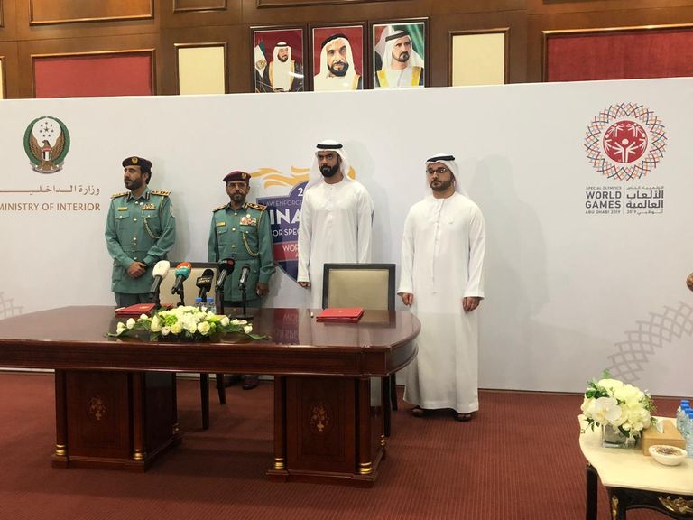 توقيع اتفاقية رعاية شعلة الأمل