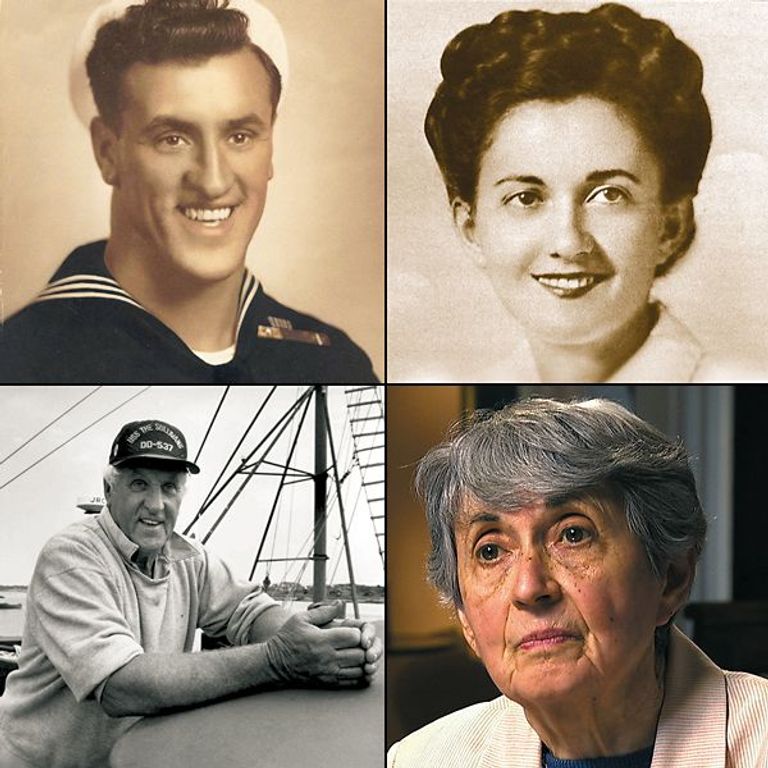 البحار الشهير جورج مندونسا مع صورته الشهيرة