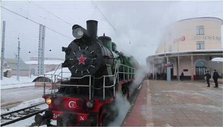 قطار بخاري عتيق يعود إلى الخدمة في روسيا