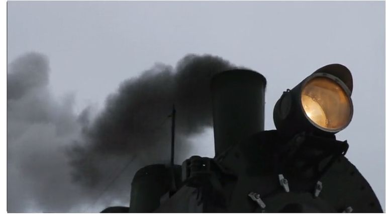 قطار بخاري عتيق يعود إلى الخدمة في روسيا