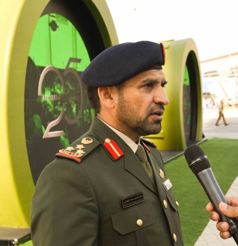 العميد الركن محمد خميس الحساني المتحدث الرسمي لمعرض "أيدكس 2019" متحف أيدكس يروي مسيرة معرض الدفاع الدولي