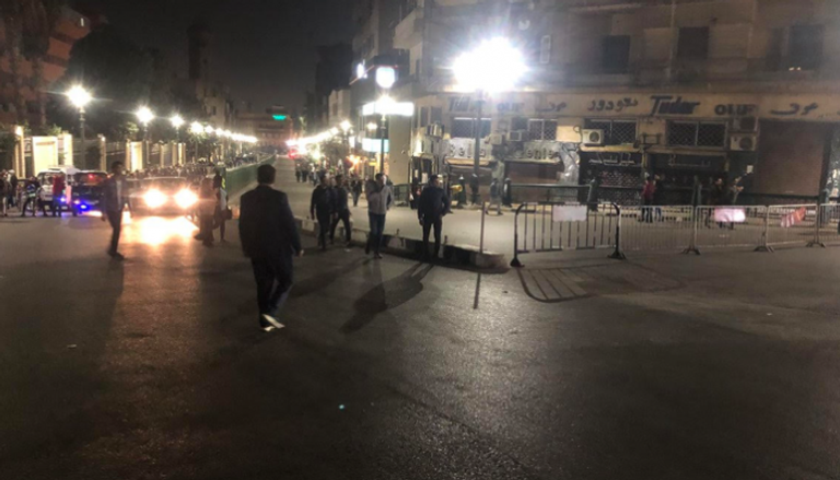 صورة متداولة قرب موقع العملية الإرهابية