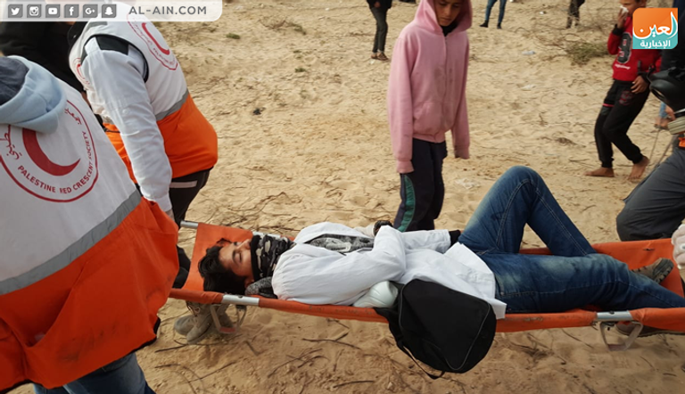 الاحتلال يقمع مظاهرات بحرية شمال قطاع غزة