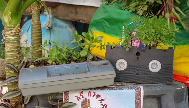 إشتو زودي وسط حديقته