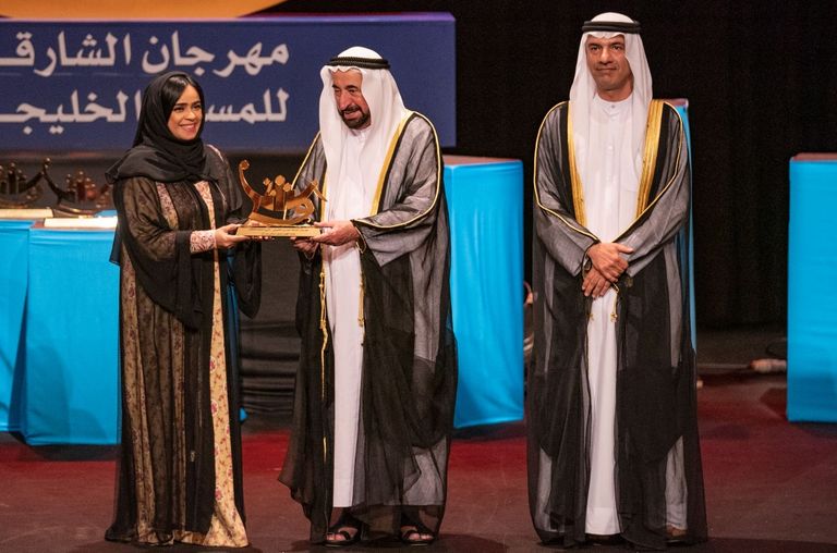 سلطان القاسمي يشهد حفل ختام مهرجان الشارقة للمسرح الخليجي