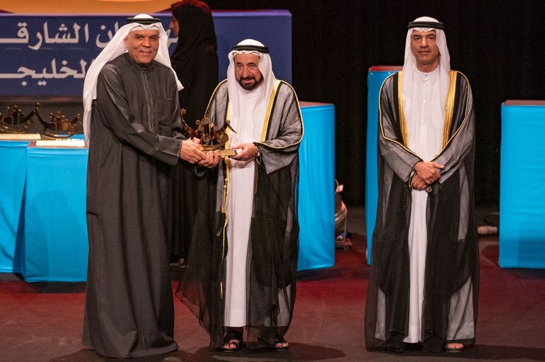 سلطان القاسمي يشهد حفل ختام مهرجان الشارقة للمسرح الخليجي