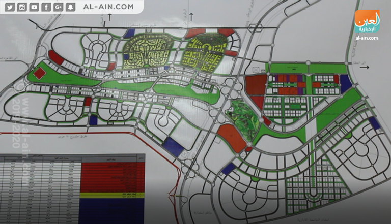 محور النهر الأخضر يمتد بطول العاصمة الإدارية أحد قطاعات مشروع النهر الأخضر بالعاصمة الإدارية الجديدة في مصر