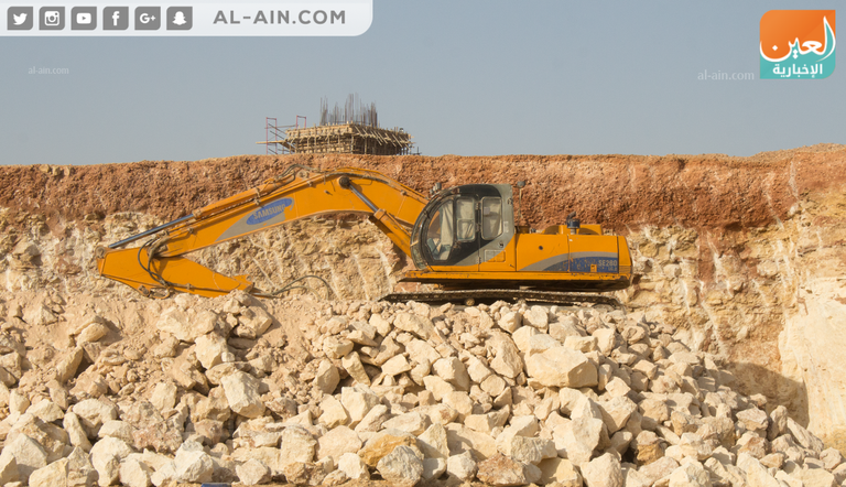 أعمال الحفر و الردم و التسوية بمشروع النهر الأخضر أحد قطاعات مشروع النهر الأخضر بالعاصمة الإدارية الجديدة في مصر