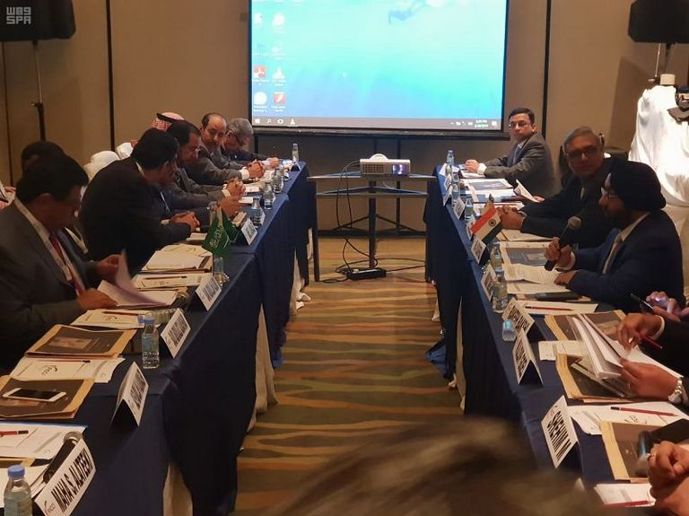 جانب من اجتماع مجلس الأعمال السعودي الهندي