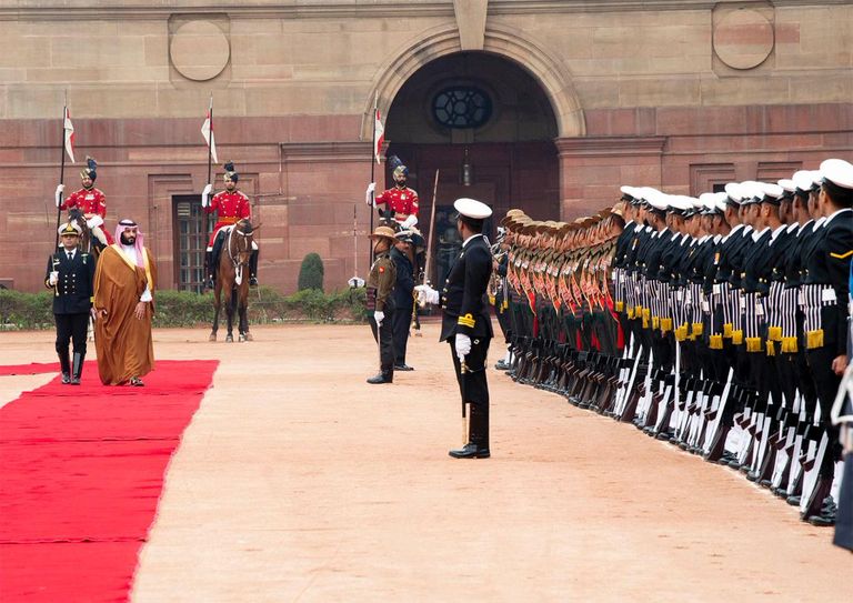 لقاء ولي العهد السعودي وزيرة خارجية الهند 