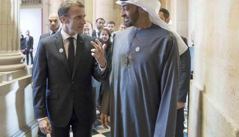 الشيخ محمد بن زايد والرئيس الفرنسي - أرشيفية الشيخ خليفة بن زايد آل نهيان رئيس دولة الإمارات