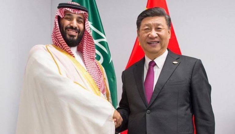 الأمير محمد بن سلمان مع الرئيس الصيني-أرشيفية