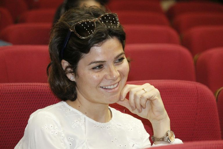 الفنانة المصرية منة شلبي في ندوة تكريمها بمهرجان أسوان لأفلام المرأة