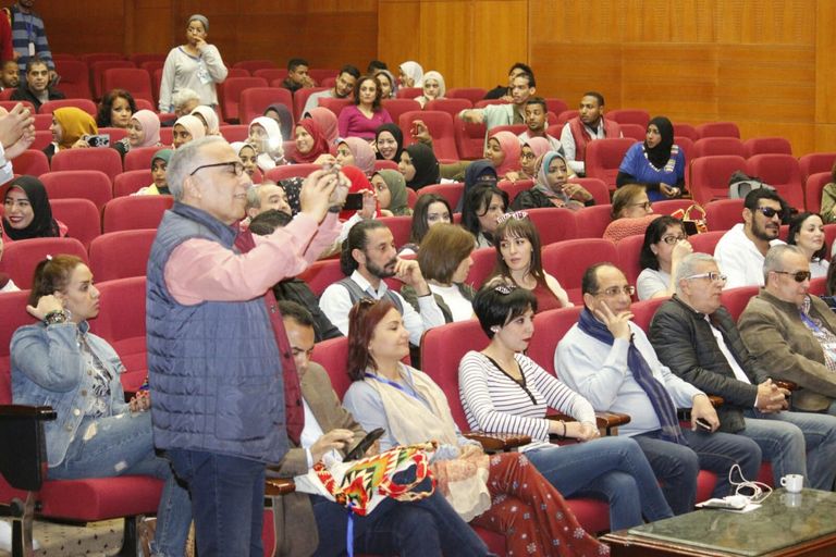 الفنانة المصرية منة شلبي في ندوة تكريمها بمهرجان أسوان لأفلام المرأة