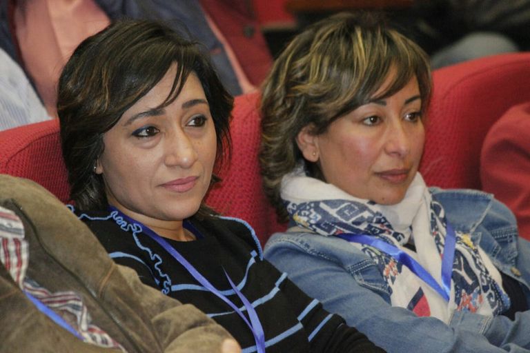 الفنانة المصرية منة شلبي في ندوة تكريمها بمهرجان أسوان لأفلام المرأة