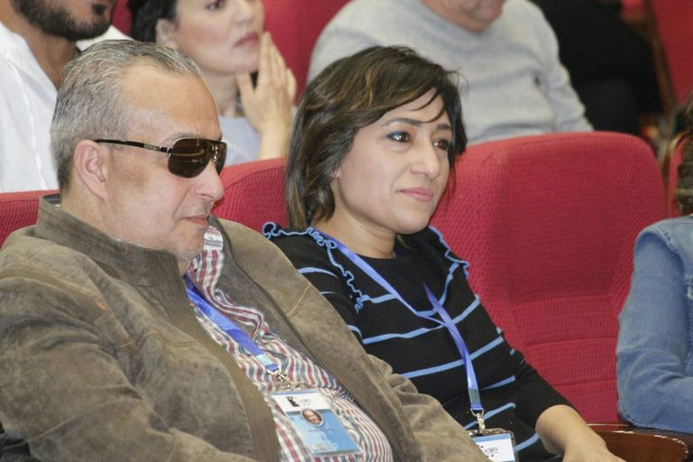 الفنانة المصرية منة شلبي في ندوة تكريمها بمهرجان أسوان لأفلام المرأة