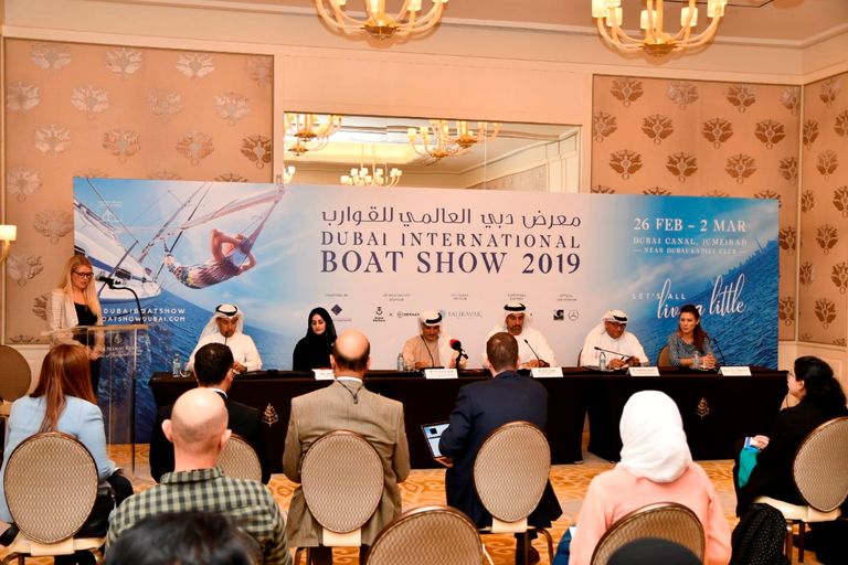 مؤتمر الإعلان عن معرض دبي العالمي للقوارب
