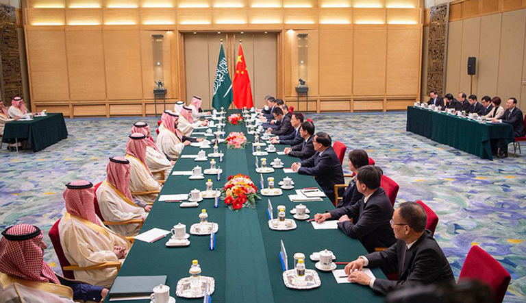 لقاء محمد بن سلمان وهان تشنج اليوم ببكين والوفد السعودي