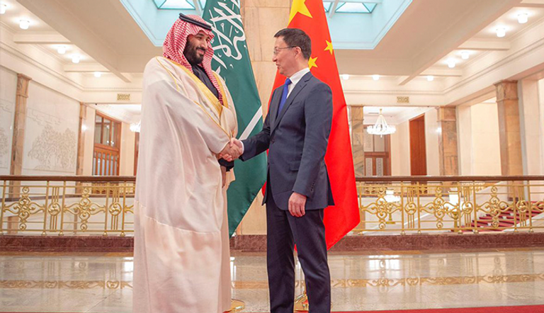 لقاء محمد بن سلمان وهان تشنج اليوم ببكين 