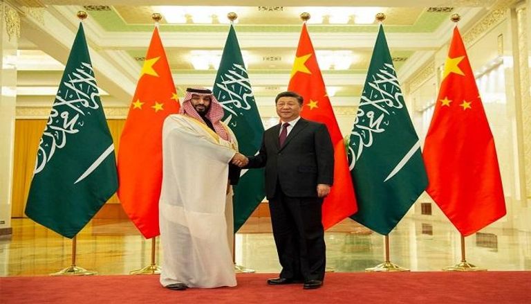  الأمير محمد بن سلمان مع الرئيس الصيني