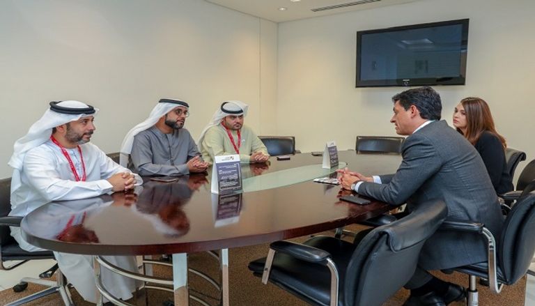 جانب من لقاءات المؤسسة على هامش معرض جلفود