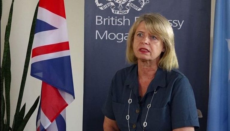 هارييت بولدوين وزيرة الدولة البريطانية للشؤون الأفريقية