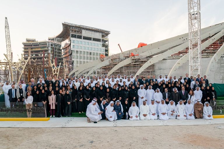 الشيخ عبدالله بن زايد آل نهيان يزور موقع إكسبو دبي 2020