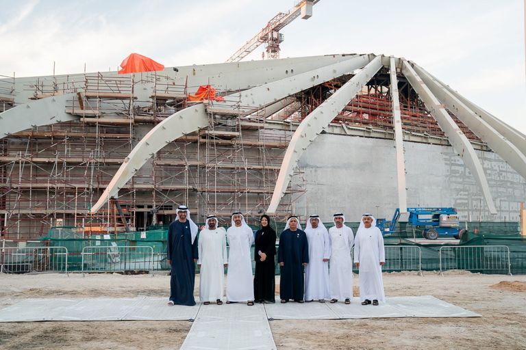 الشيخ عبدالله بن زايد آل نهيان يزور موقع إكسبو دبي 2020
