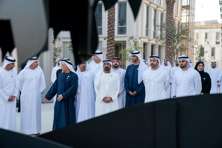 الشيخ عبدالله بن زايد آل نهيان يزور موقع إكسبو دبي 2020