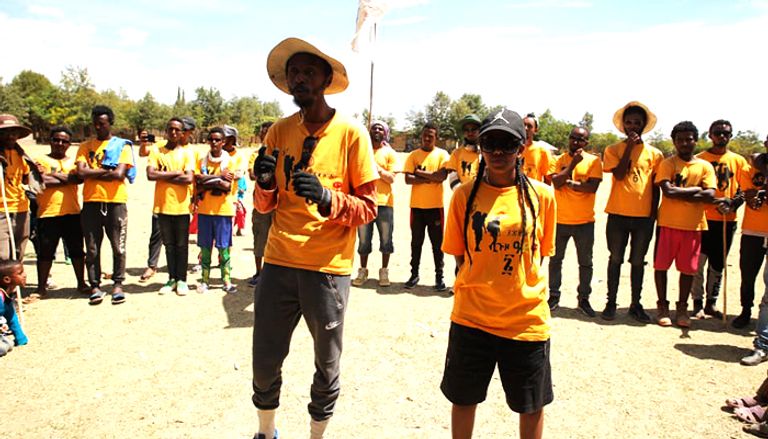 مشاركون في القوافل الشبابية