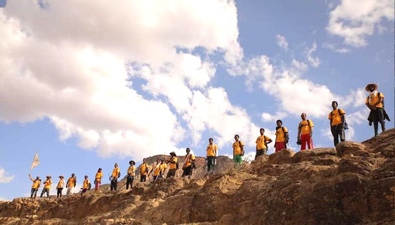 مشاركون في القوافل الشبابية