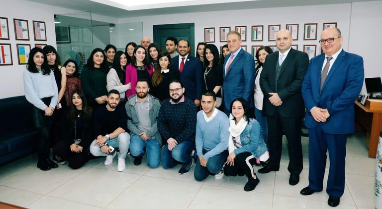 الجامعة الأمريكية للعلوم والتكنولوجيا في بيروت تكرم سفير دولة الإمارات