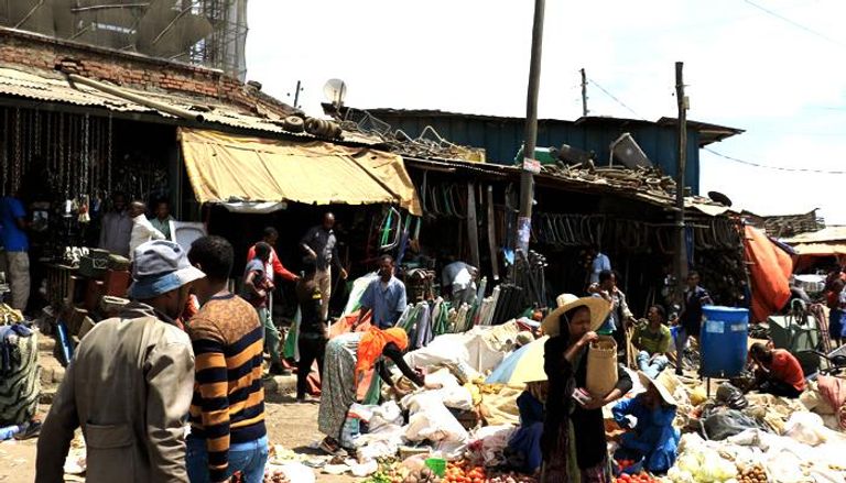 سوق "منالش تارا" في إثيوبيا