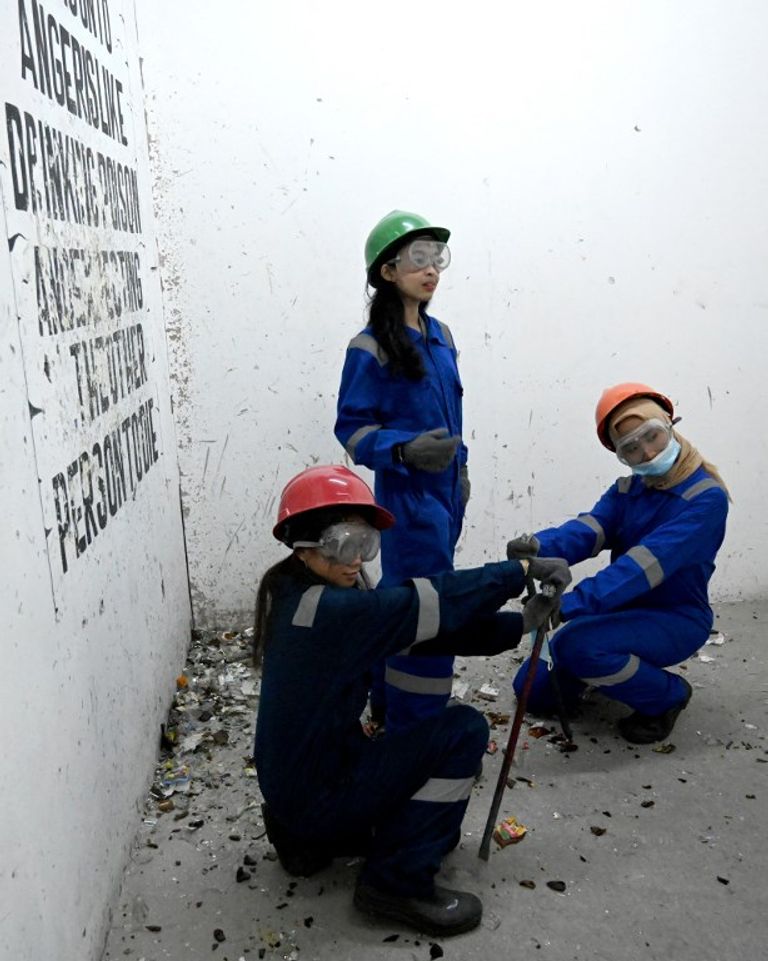 عيادة في جاكرتا للتنفيس عن الغضب