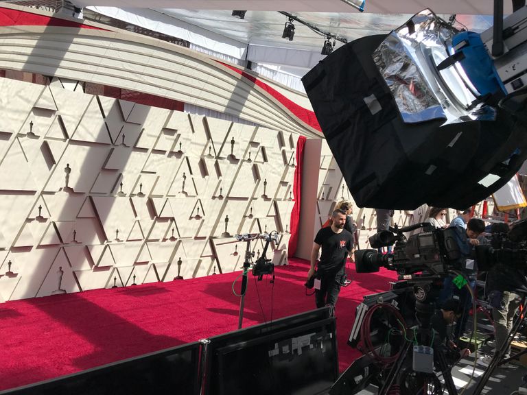 جانب من الاستعدادات لحفل الأوسكار