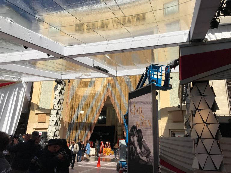 جانب من الاستعدادات لحفل الأوسكار