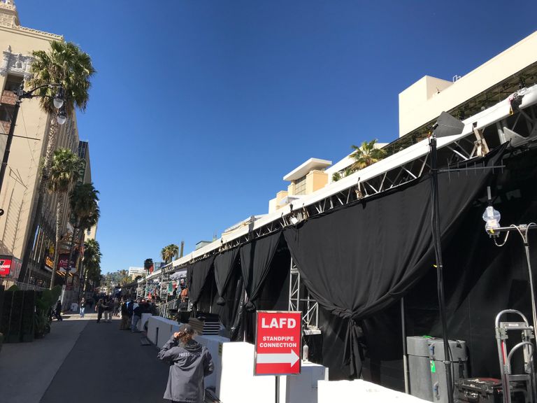 جانب من الاستعدادات لحفل الأوسكار