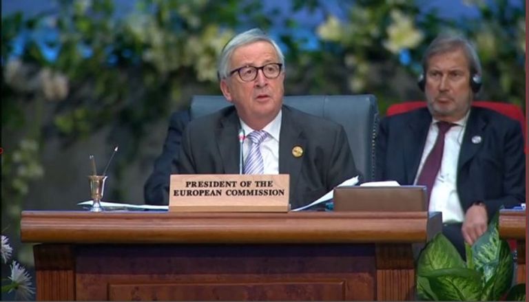 جانب من القمة العربية الأوروبية