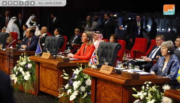 جانب من القمة العربية الأوروبية